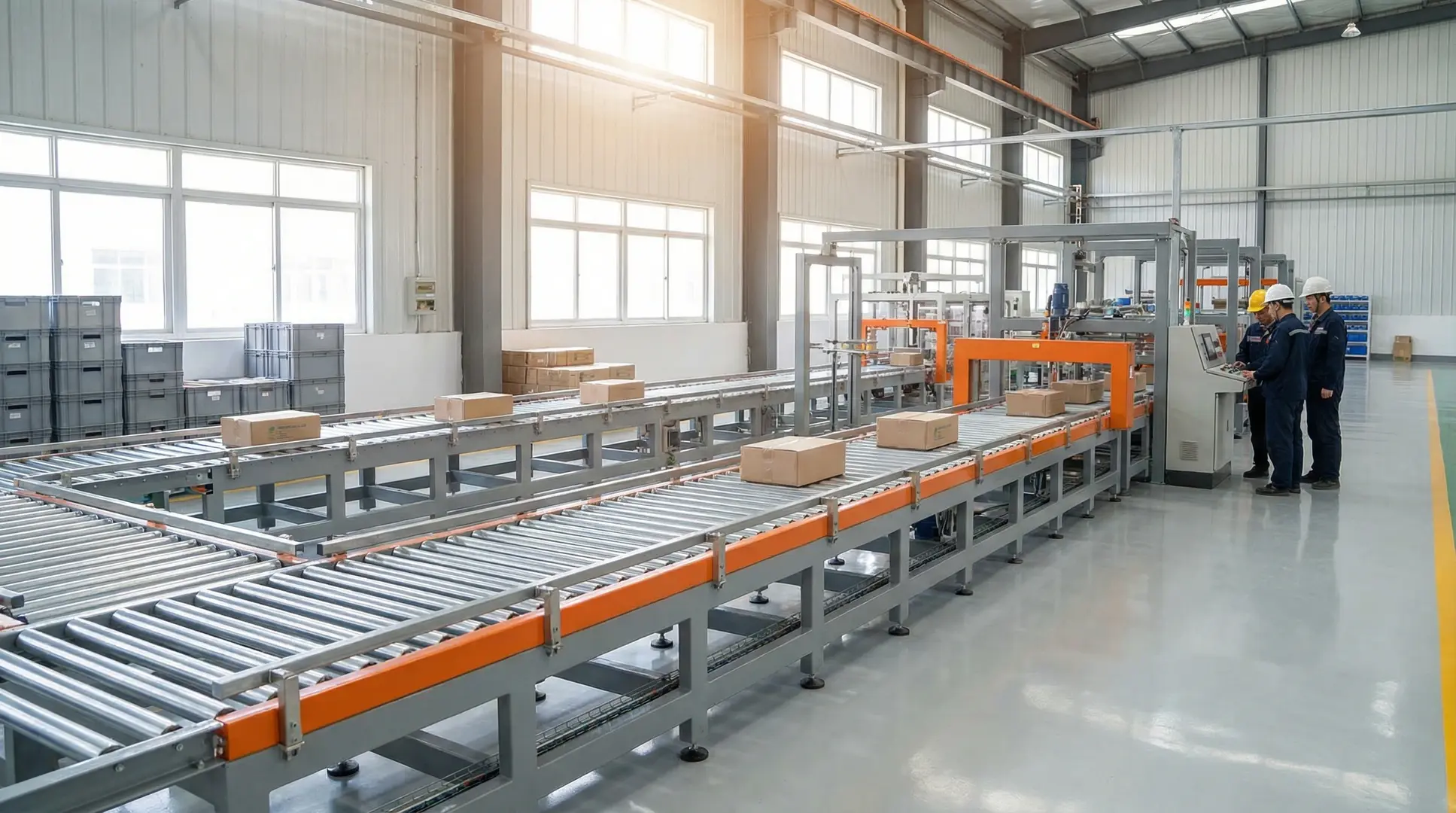 Banda transportadora reparada y funcionando a pleno rendimiento